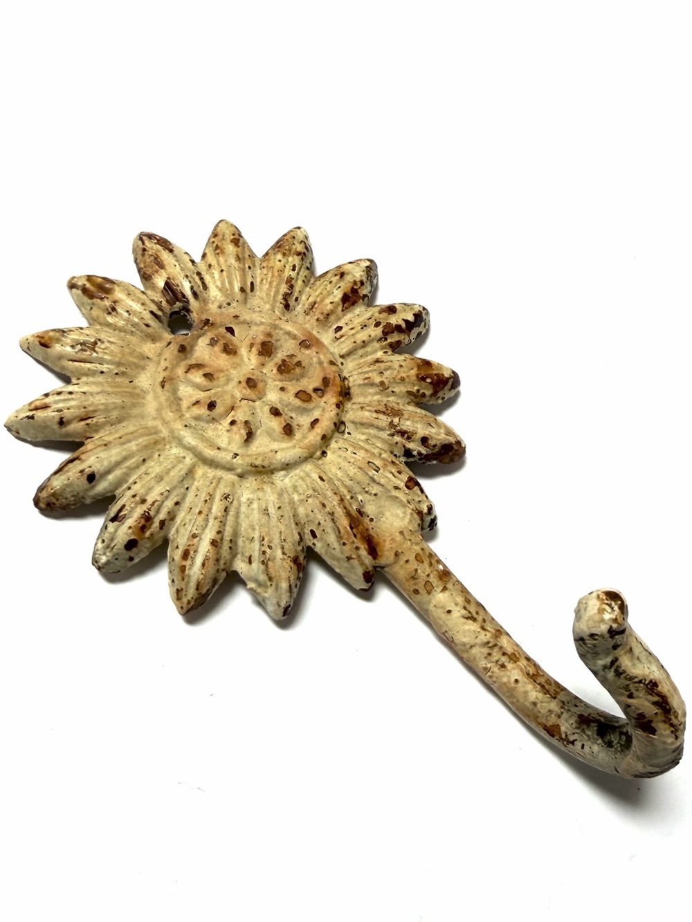 Vintage Iron Flower Hook